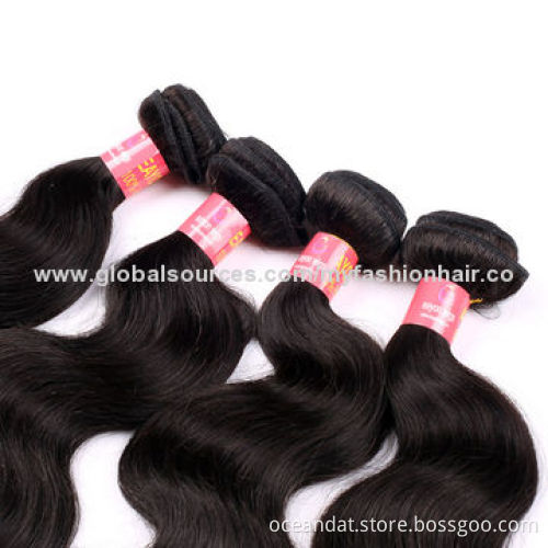 Grade 5A 100% virgin Brazilian hair extensions & hand-tied top-quality body waveNew